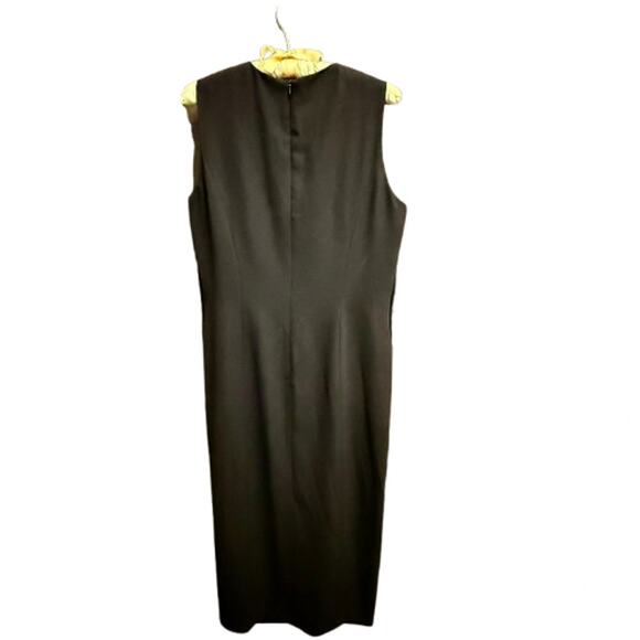 🎉HP!🎉 Marianna Black Beaded Cocktail Full Length Dress (Size 12) - Picture 3 of 6